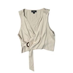 NWT -  Wrap Tank Crop Top